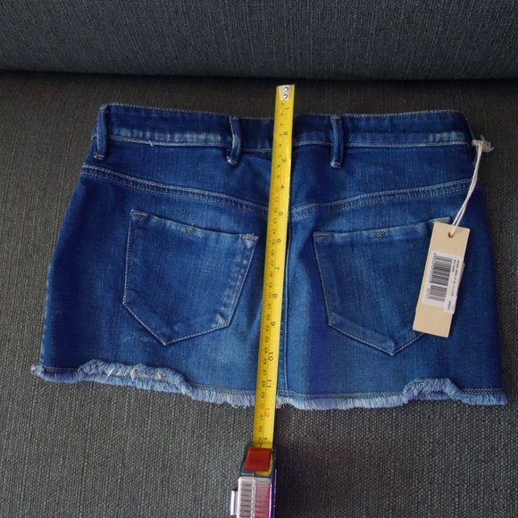 Diesel Mini Jean Skirt Size 26 Made in Italy *New with Tags* - Picture 5 of 16